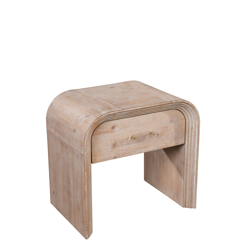 Loon Peak® Fratcher Arched Top 1 Drawer Nightstand & Reviews Loon Peak® Fratcher Arched Top 1 Drawer Nightstand & Reviews